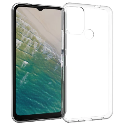 Afbeelding van Nokia C32 Hoesje Siliconen en TPU (zacht) Accezz Softcase/Backcover Transparant Telefoonhoesje
