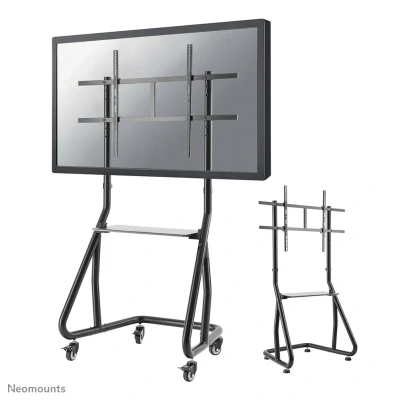 Afbeelding van NS M3800BLACK is een verrijdbaar meubel voor flat screens t/m 100 inch (254 cm).
