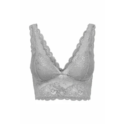 Afbeelding van ONLY voorgevormde bralette ONLCHLOE grijs