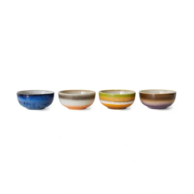 Afbeelding van HKliving kom 70&#039;s (Ø8,3 cm) (set van 4)