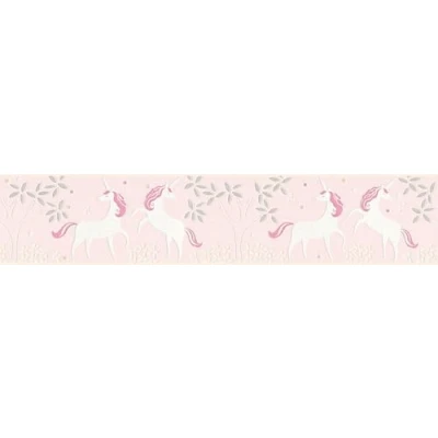 Afbeelding van Leen Bakker A.S. CrÃ ation Behang Unicorns Lila Roze En Paars 53cm X 10,05 M AS Vinyl Création