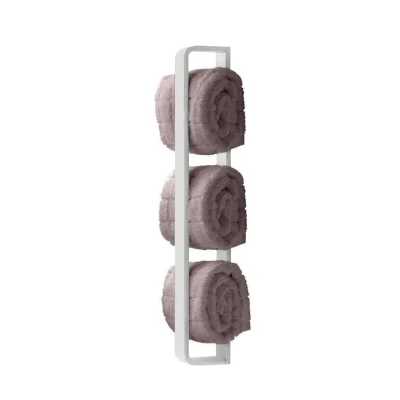 Afbeelding van Waterevolution Deep verticale handdoekhouder 40cm mat wit A216BR