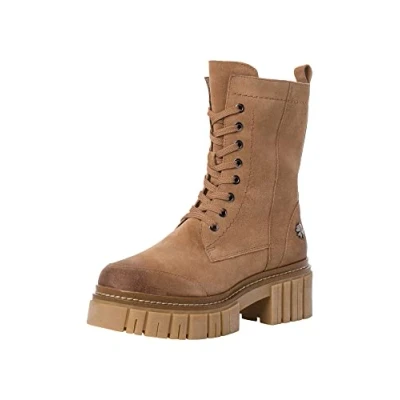 Afbeelding van Marco Tozzi Guido Maria Kretschmer 2 85207 29 veterlaarzen voor dames, camel, 38 EU