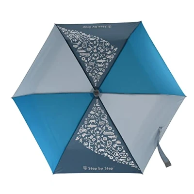 Afbeelding van Paraplu Step by Magic Rain effect blauw