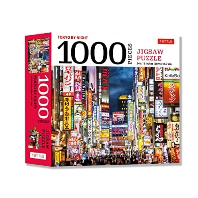 Afbeelding van Tokyo by Night 1000 Piece Jigsaw Puzzle: Tokyo&#039;s Kabuki Cho District at Night: Finished Size 24 X 18 Inches (61 46 CM)