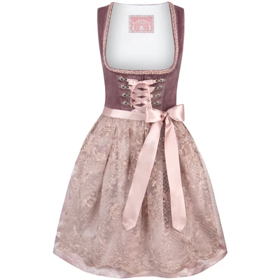 Afbeelding van Wiesnwuid Dirndl Loredana, aubergine, 32