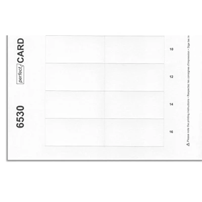 Afbeelding van Avery Zweckform DPC6530A 10 Insteekplaatje naamplaatje 65 mm x 30 Wit