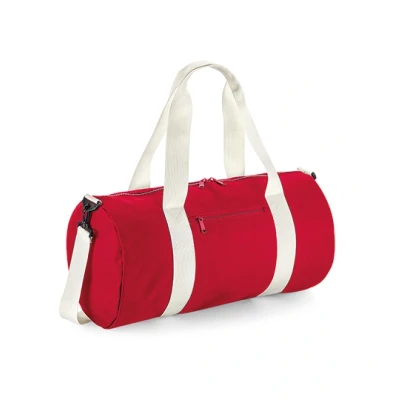 Afbeelding van BagBase Original Barrel Bag XL BG140L CLASSIC RED/OFF WHITE