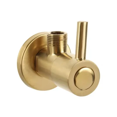 Afbeelding van Differnz hoekstopkraan 1/2x3/8 mat goud