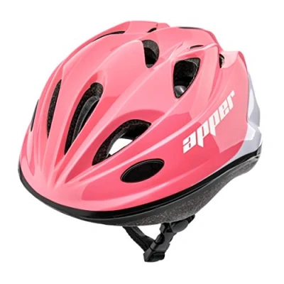 Afbeelding van meteor® fietshelm kinderhelm MTB scooter helm helmet voor downhill scheidingshelm mountainbike inliner skatehelm BMX jongens meisjes Fahrradhelmet bike (KS07 Apper coral, S 48 52cm)