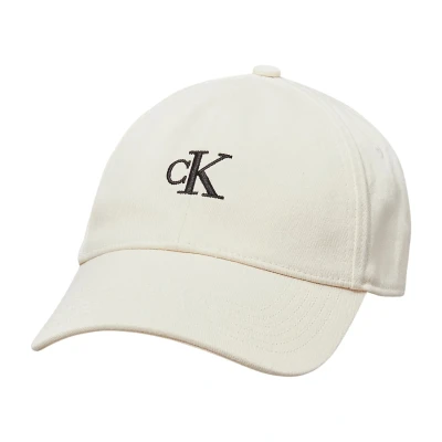 Afbeelding van Calvin Klein Jeans Embroidered Monogram Unisex Pet, Maat: One Size, Bone white