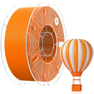 Afbeelding van Creality Official Hyper PLA filament, oranje, 1 kg, 3D printer, RFID filament voor hogesnelheidsprinten, duurzaam, glad, overhang prestaties, maatnauwkeurigheid +/ 0,03 mm, spoel