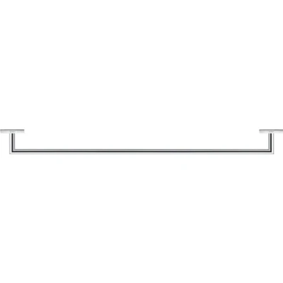 Afbeelding van Duravit Karree handdoekhouder 80cm chroom