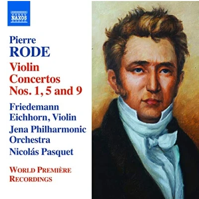 Afbeelding van Friedemann Eichhorn, Jena Philharmonic Orchestra, Nicolás Pasquet Rode: Violin Concertos Nos. 1, 5 And 9 (CD)