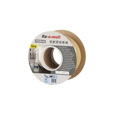 Afbeelding van Fix o moll Tochtband E profiel 50m x 9 mm 2 3.5mm wit