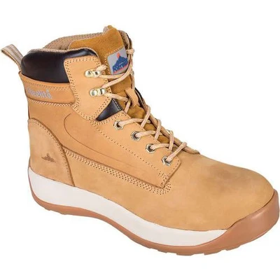 Afbeelding van Portwest FW32 Steelite Constructo Nubuckleren Schoen, S3 HRO, Honing, Grootte 43
