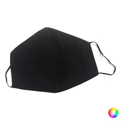Afbeelding van Driehoekig masker, wasbaar, contact, gebruik zonder gezondheid, groen