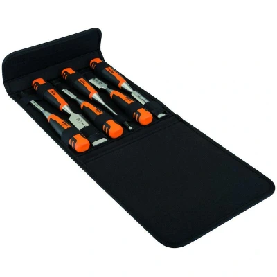 Afbeelding van Bahco 424P S6 PP 6 Delige Steekbeitelset In Hoes 32mm