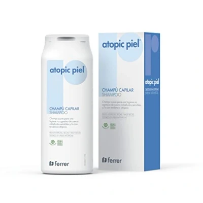 Afbeelding van Atopic Piel Repavar Haarshampoo met anti irriterende werking, kalmeert jeuk, beschermt de huidbarrière en schilfering, voor atopische, droge zeer huid, 200 ml