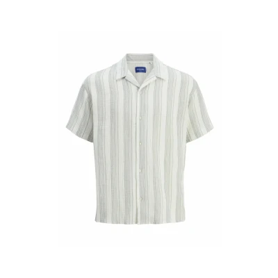 Afbeelding van Jack &amp; Jones Relaxed FIT Overhemd, Heren, Maat: Large, Cloud dancer