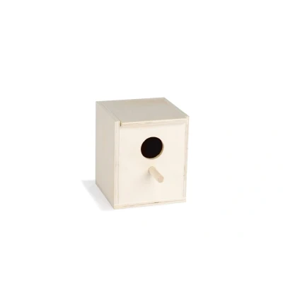 Afbeelding van Fauna Broedkastje Exoten Opening 32 Mm Vogelbroedbenodigheden 10.5x11x13.5 cm Houtkleur