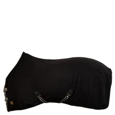 Afbeelding van Fleecedeken BR Deken Classic fleece Zwart Bovenlengte: 135 cm &amp; Onderlengte: 185