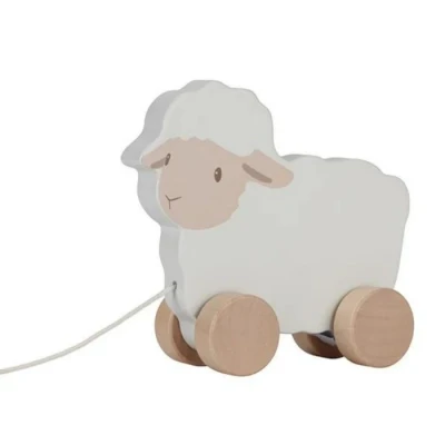 Afbeelding van Little Dutch Farm Trekfiguur Schaap