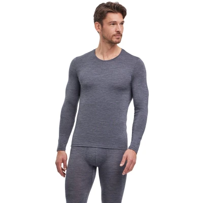 Afbeelding van Falke Hemd Dark grey heather, Heren, Maat: 3XL, heather