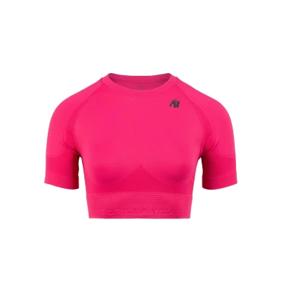 Afbeelding van Gorilla Wear Whitney Seamless Crop Top Roze L/XL