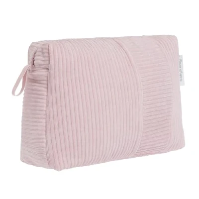 Afbeelding van Baby&#039;s Only Baby toilettas Luieretui Sense Oud Roze 25x10x20 cm Met ritssluiting