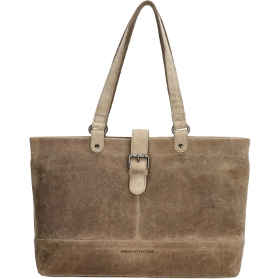 Afbeelding van Hide &amp; Stitches Idaho Shopper Donkerzand