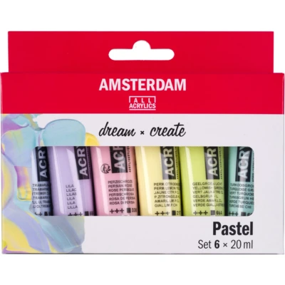 Afbeelding van Amsterdam Standard Series acrylverf pastel set 6 x 20 ml