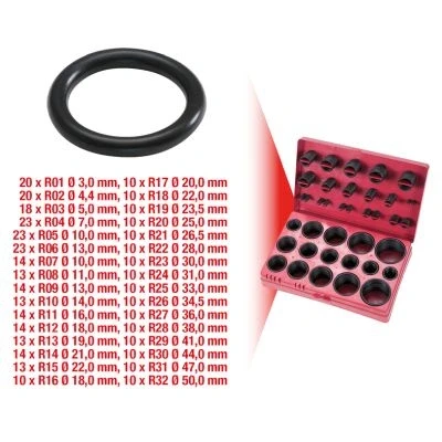 Afbeelding van KS Tools 970.0130 Assortiment O ringen Inhoud 419 onderdelen