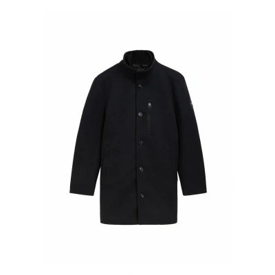 Afbeelding van TOM Tailor 2IN1 Mantel, Heren, Maat: 3XL, Dark blue small herringbone