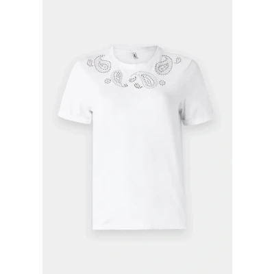 Afbeelding van Only Shirt met korte mouwen ONLHOLLIS LIFE S/S O NECK TOP BOX JRS