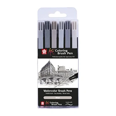 Afbeelding van Sakura Koi Color Brush Set, 6dlg.