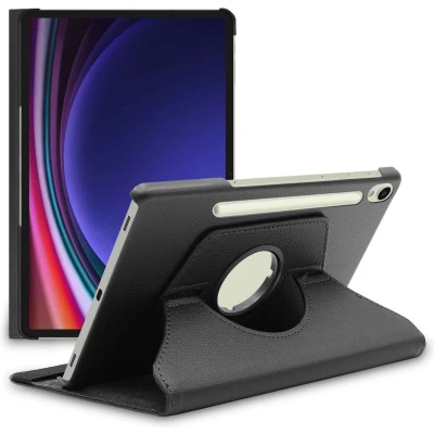 Afbeelding van ebestStar Hoes voor Samsung Galaxy Tab S9, 5G, Roterende Etui, Case, 360 Draaibaar hoesje, Zwart