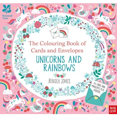 Afbeelding van National Trust: The Colouring Book of Cards and Envelopes Unicorns Rainbows (Colouring Series)