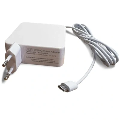 Afbeelding van MacBook voeding 87W / Type C (USB kabel) oplader, compatibel met Pro (2016/2017/2018/2019/2020), Huawei, MacBook, Dell, Lenovo, Asus, Acer, HP, Samsung, Xiaomi/netadapter