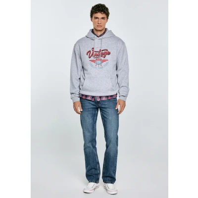 Afbeelding van BIG STAR Sweatshirt &#039;LUKA&#039; blauw / grijs rood