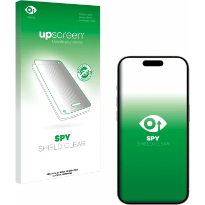 Afbeelding van upscreen privacy screenprotector voor Apple iPhone 15 / Pro Folie Beschermfolie Blauwlichtfilter