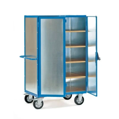 Afbeelding van fetra 5492 Kastwagen Staal Poedercoating Laadvermogen (max.): 750 kg Stralend blauw (RAL 5007)
