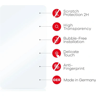 Afbeelding van upscreen Screenprotector voor Audi A4 2016 MMI Navigation Folie Beschermfolie transparant