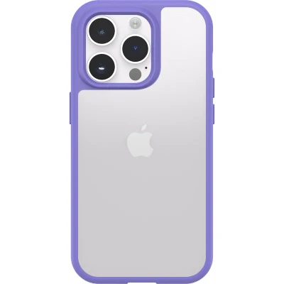 Afbeelding van Otterbox 77 88895 Sleek Series hoesje voor iPhone 14 Pro, schokbestendig, valbestendig, ultradun, beschermende, getest volgens militaire standaard, Antimicrobieel, Transparant/Purper