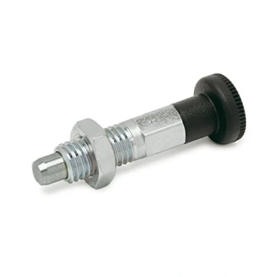 Afbeelding van Ganter Normelemente GN 717 6 M10 BK ST vergrendelingsbouten, zilver, 2 stuks