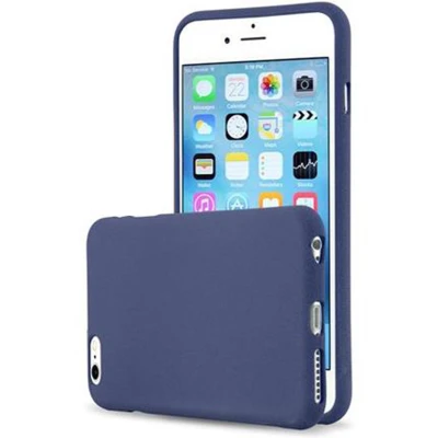 Afbeelding van Cadorabo Hoesje geschikt voor Apple iPhone 6 PLUS / 6S in FROST DONKER BLAUW Beschermhoes gemaakt van flexibel TPU silicone Case Cover