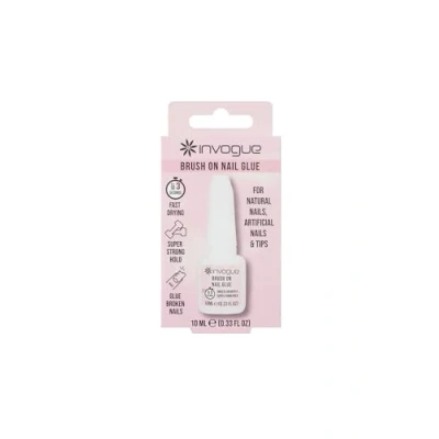 Afbeelding van Invogue Penseel op nagellijm 10 ml