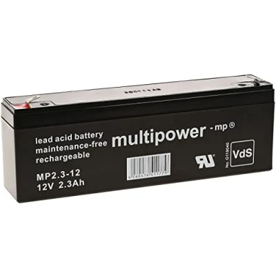 Afbeelding van akku net Loodbatterij (multipower) compatibel met MP2.2 12 Vds, 12V, Lead Acid
