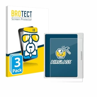 Afbeelding van BROTECT Screenprotector voor Onyx Boox Go Color 7 White Edition Folie Beschermfolie Beschermglas transparant (3 Stuks)