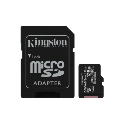 Afbeelding van Kingston Canvas Select Plus microSDXC 128GB + SD adapter